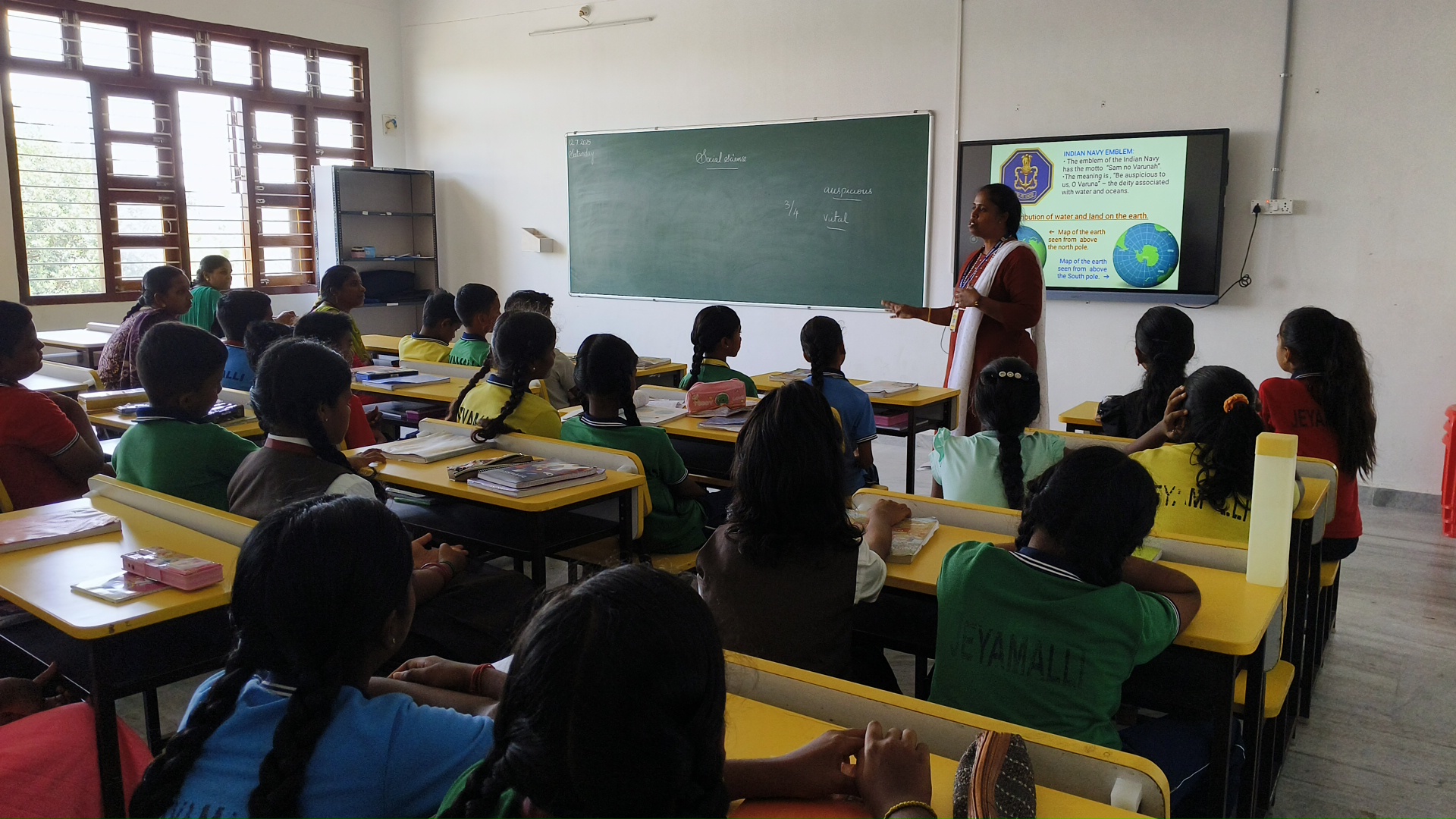 Jeyamalli International School Smart Classroom Layout